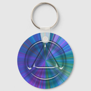 Erholungs-Nüchternheits-nüchterner Schlüsselanhänger