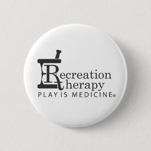 Erholungs-Therapie-Knopf Button