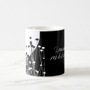 Erholungs Wunder, Schwarz und Weiß Tasse