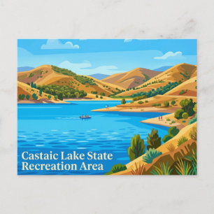 Erholungsgebiet Castaic Lake State Recreation Area Postkarte