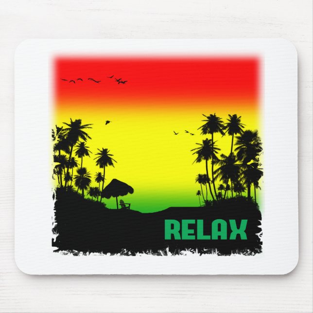 Erholungsrasta Mousepad (Vorne)