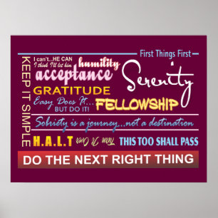 Erholungsslogans 17 poster