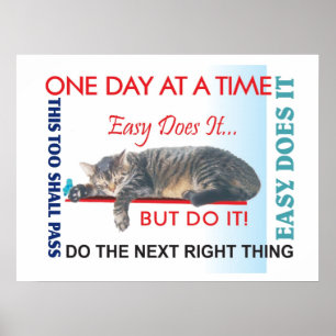 Erholungsslogans Poster