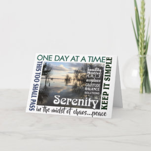 Erholungsspruch Serenity Card 25 Karte