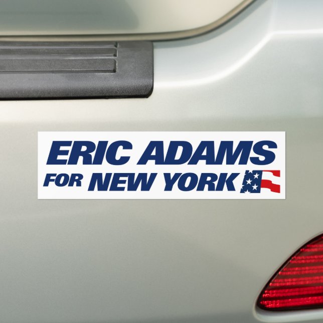 Eric Adams for NYC Mayor 2025 Autoaufkleber (Auf Auto)