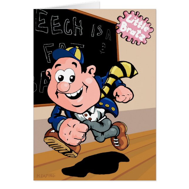 "Eric an der Schule" Karte (Vorne)