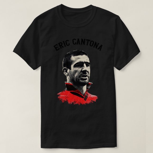 Eric Cantona T-Shirt (Design vorne)