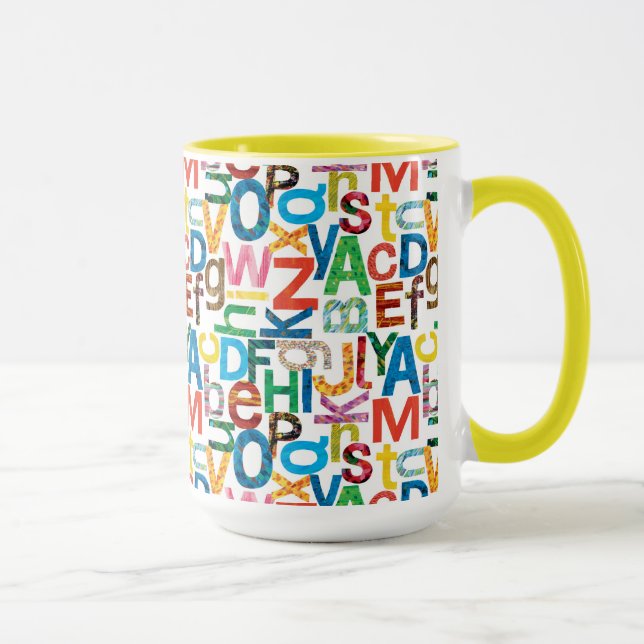Eric Carle | Alphabet Muster Buchstaben Tasse (Rechts)