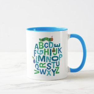 Eric Carle   Alphabet Raupe Buchstaben Muster Tasse