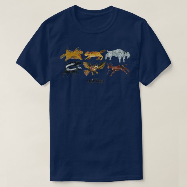 Eric Carle Animal Illustrations T-Shirt (Design vorne)