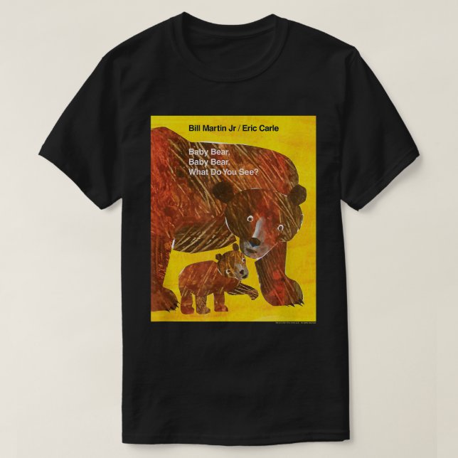 Eric Carle Baby Bear Buchabdeckung T-Shirt (Design vorne)