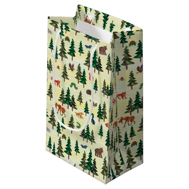 Eric Carle | Bereit für das Muster "Forest Fun" Kleine Geschenktüte (Vorderseite Schrägansicht)