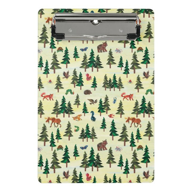 Eric Carle | Bereit für das Muster "Forest Fun" Mini Klemmbrett (Vorderseite)