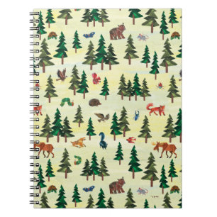 Eric Carle   Bereit für das Muster "Forest Fun" Notizblock