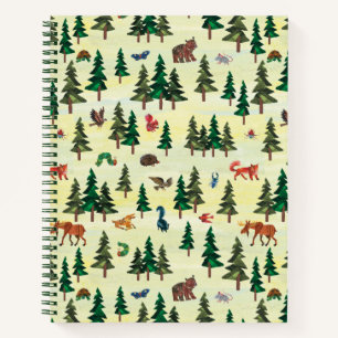Eric Carle   Bereit für das Muster "Forest Fun" Notizbuch
