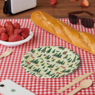 Eric Carle Bereit für das Muster "Forest Fun" Pappteller