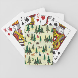 Eric Carle   Bereit für das Muster "Forest Fun" Spielkarten