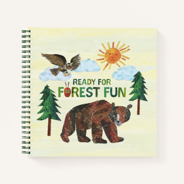 Eric Carle | Bereit für Waldspass Notizbuch (Vorderseite)