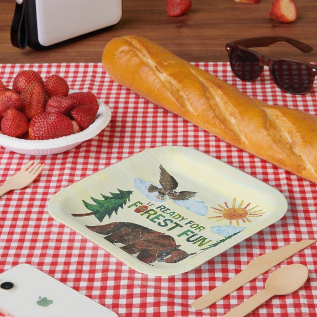 Eric Carle | Bereit für Waldspass Pappteller (Picknick)