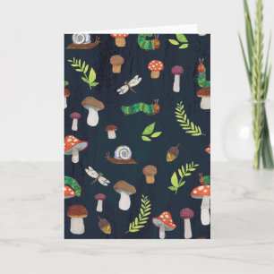 Eric Carle   Bug und Pilzmuster Karte