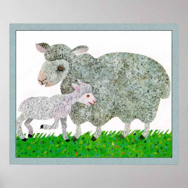 Eric Carle -  carleeric-sheep-sj-artfond Poster (Vorne)