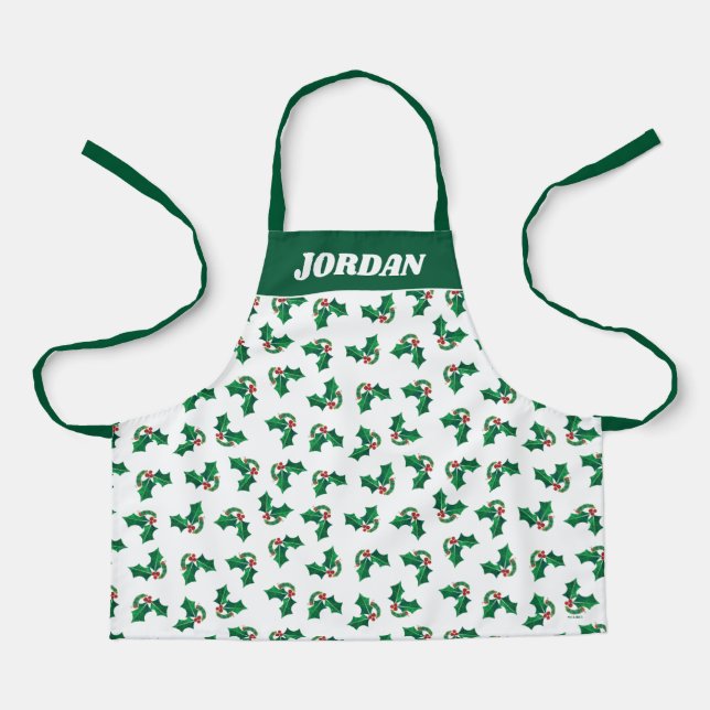 Eric Carle Christmas Raupe Schürze (Vorderseite)