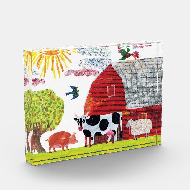 Eric Carle | Farbenfrohe Landschaft Fotoblock (Links)