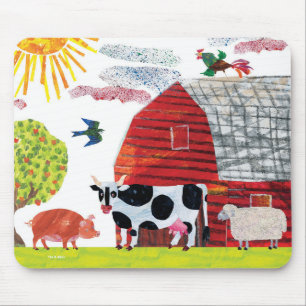 Eric Carle   Farbenfrohe Landschaft Mousepad
