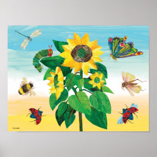Eric Carle   Gartenlandschaft Blume Poster