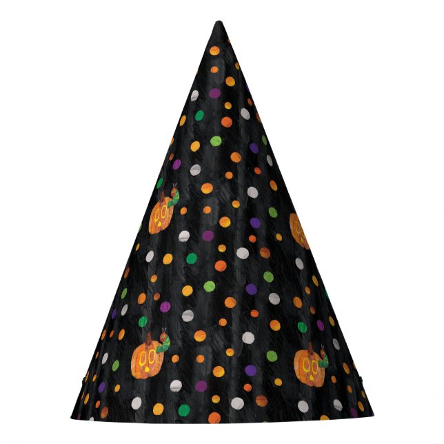 Eric Carle | Halloween Polka Dot Pattern Partyhütchen (Vorderseite)