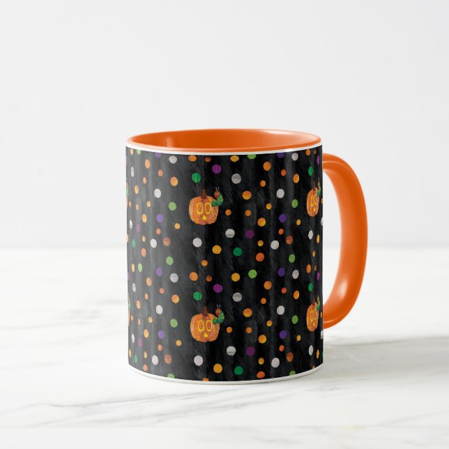 Eric Carle | Halloween Polka Dot Pattern Tasse (VorderseiteRechts)