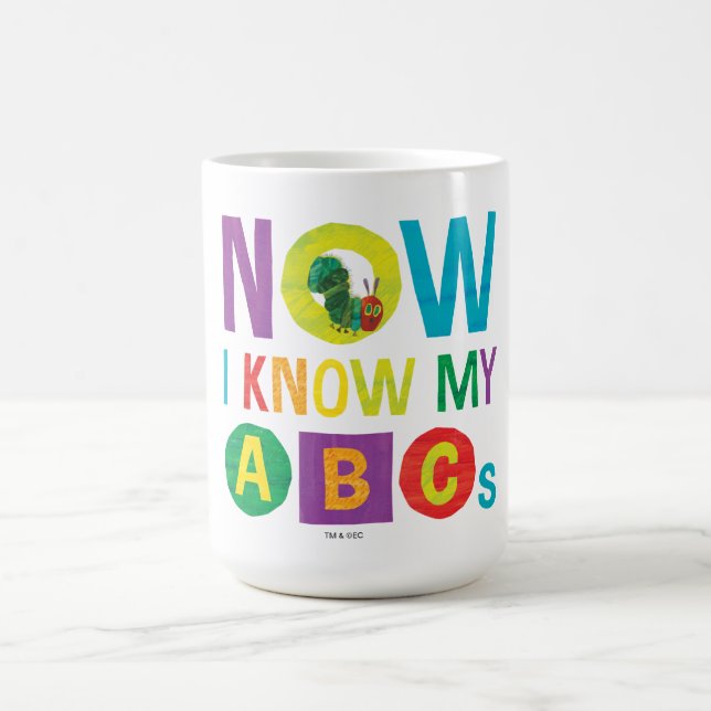 Eric Carle jetzt kenne ich meine ABCs Kaffeetasse (Mittel)