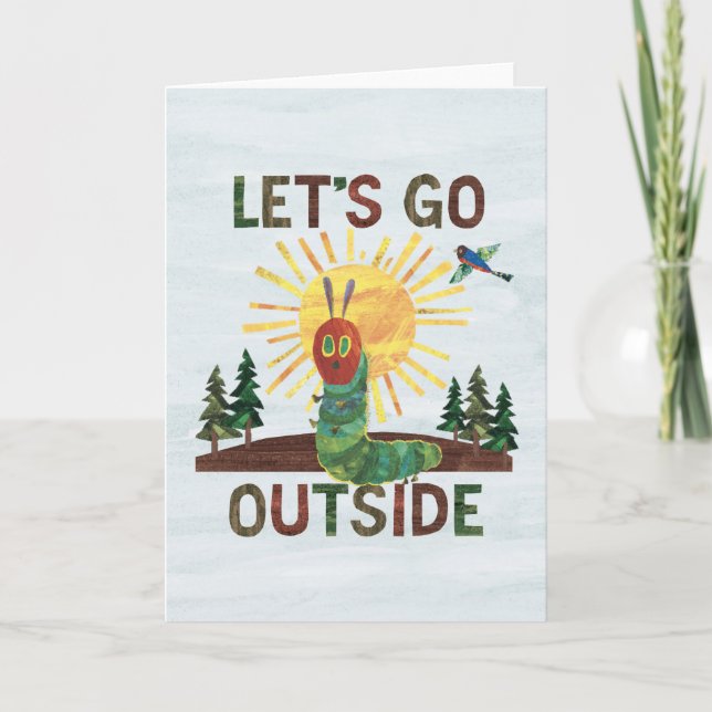 Eric Carle | Lass's Go Outside Karte (Vorderseite)