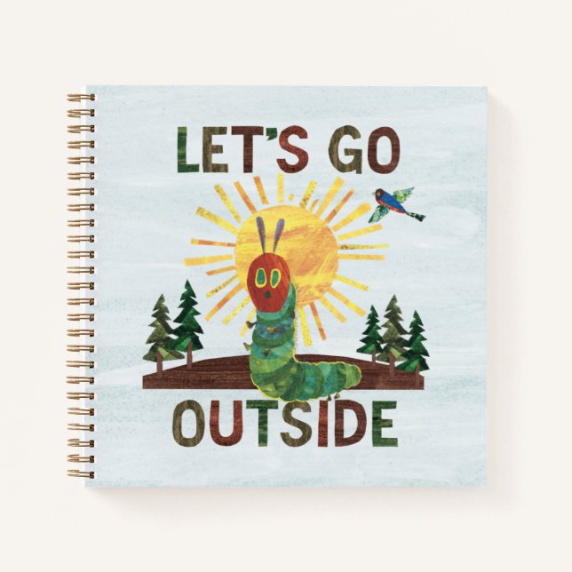 Eric Carle | Lass's Go Outside Notizbuch (Vorderseite)
