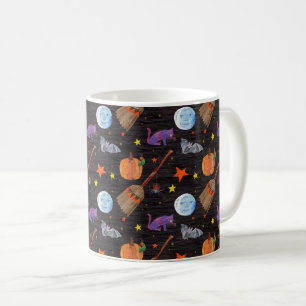 Eric Carle   Raupe Black Halloween Pattern Kaffeetasse