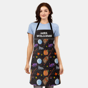 Eric Carle   Raupe Black Halloween Pattern Schürze