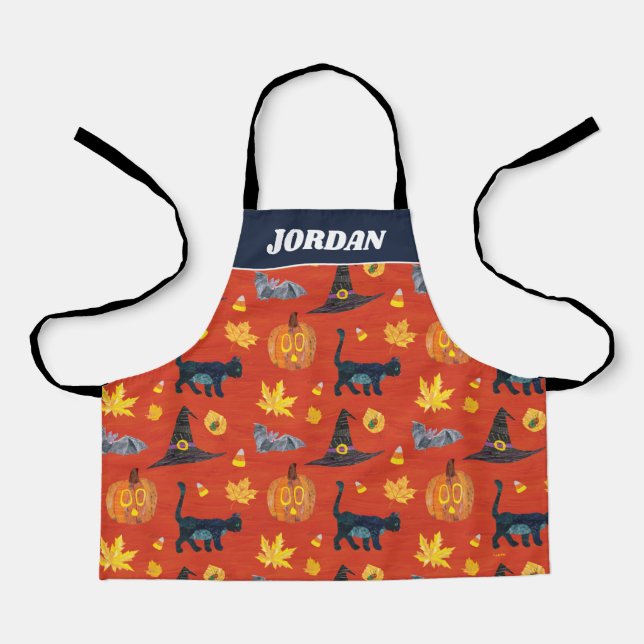 Eric Carle | Raupe Halloween-Muster Schürze (Vorderseite)