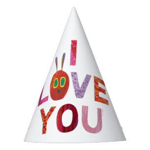 Eric Carle Raupe I Liebe Sie Partyhütchen