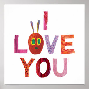 Eric Carle   Raupe I Liebe Sie Poster