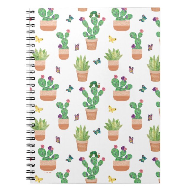 Eric Carle | Raupe, Kaktus und Schmetterling Pa Notizblock (Vorderseite)