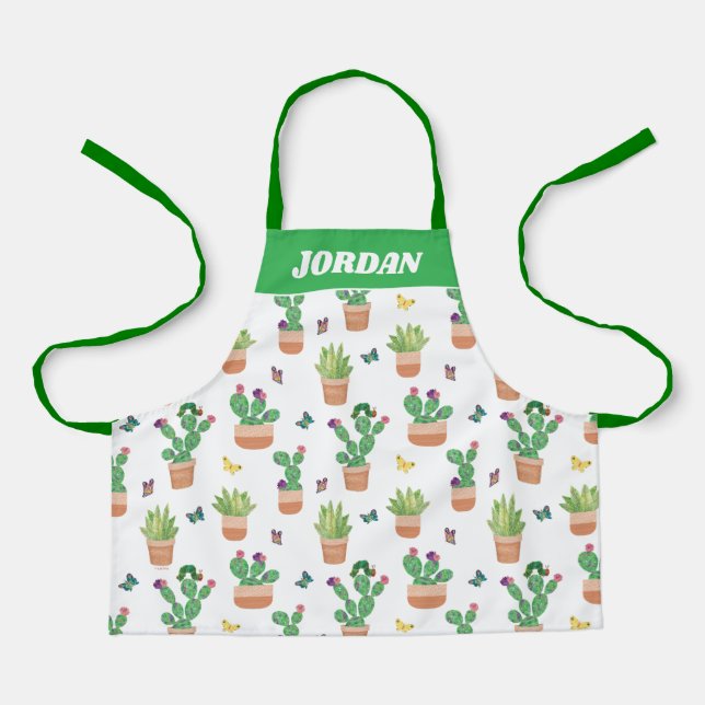 Eric Carle | Raupe, Kaktus und Schmetterling Pa Schürze (Vorderseite)