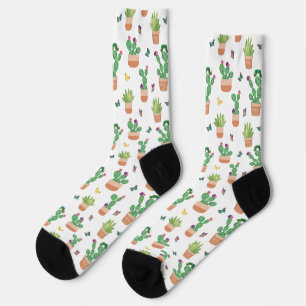 Eric Carle   Raupe, Kaktus und Schmetterling Pa Socken