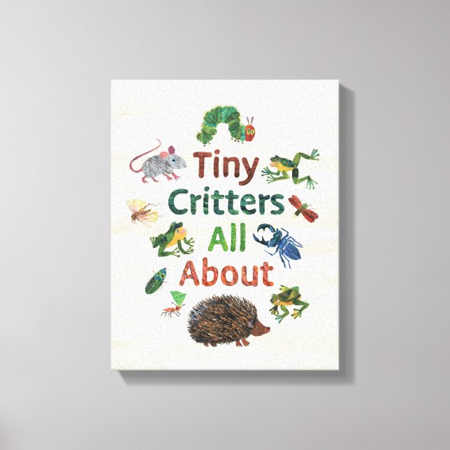 Eric Carle | Tiny Critters Leinwanddruck (Vorderseite)