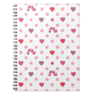 Eric Carle Valentine Heart Polka Dot Pattern Notizblock