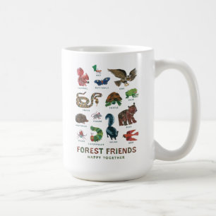Eric Carle   Waldfreunde glücklich miteinander Kaffeetasse