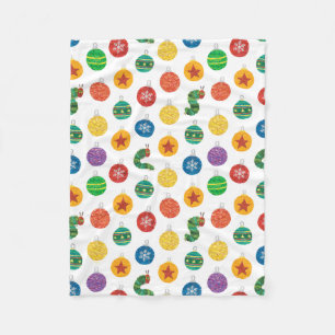 Eric Carle   Weihnachtsmuster der Raupe Fleecedecke