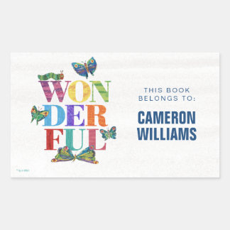 Eric Carle | Wunderbar Rechteckiger Aufkleber