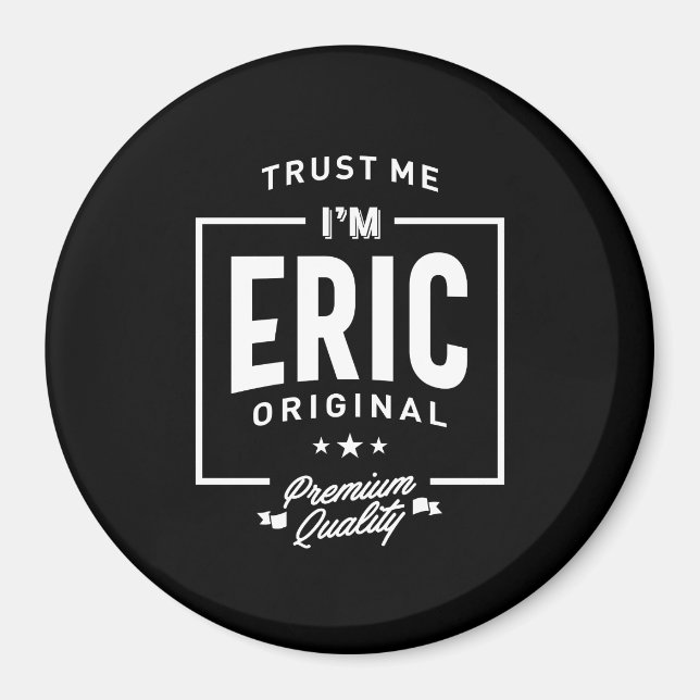 Eric Personalisiert Name Birthday Gift Magnet (Vorne)