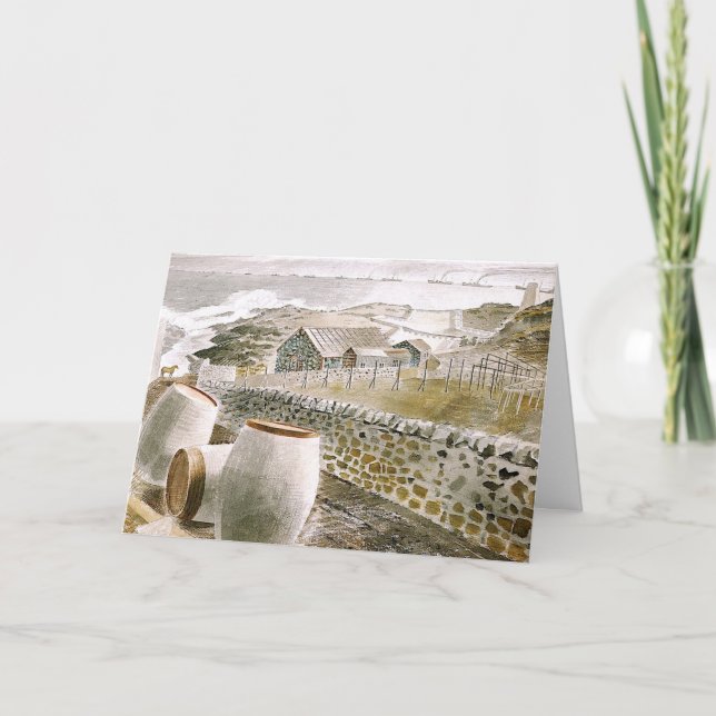 Eric Ravilious Art, Convoy Passing a Island Karte (Vorderseite)