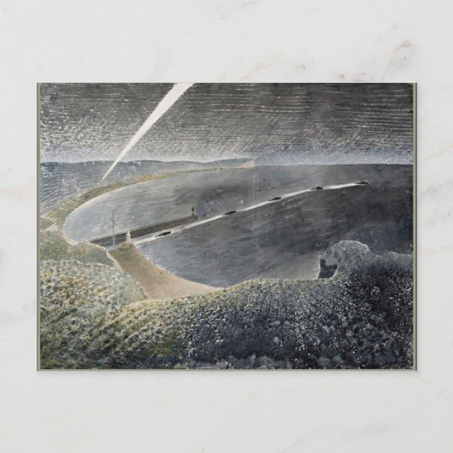 Eric Ravilious Art, Küstenverteidigung Postkarte (Vorderseite)